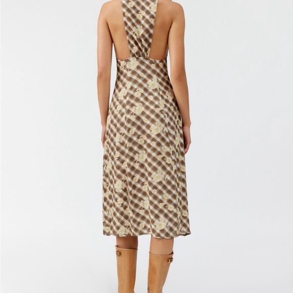 Urban Outfitters Willow Halter Midi floral dress size medium. - Picture 4 of 5